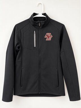 Antigua Women's Full-Zip Athletic Jacket Boston College Logo Black Medium